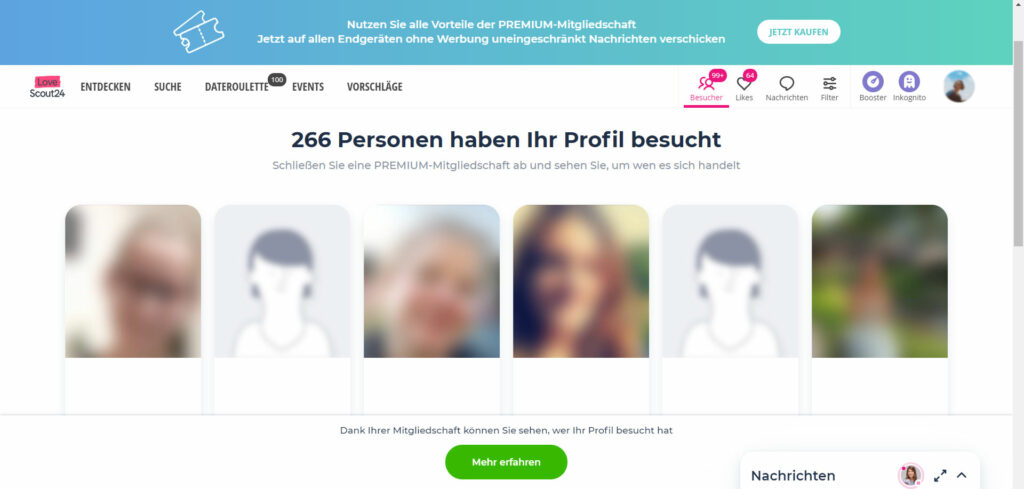 Lovescout24 ohne Premium